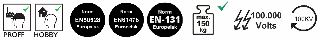 PROFF, HOBBY og Norm EN50528 Europeisk