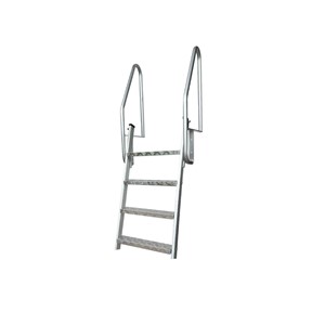 Viking Badetrapp med aluminiumstrinn